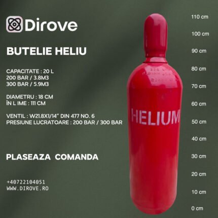 Butelie Heliu 20L Butelie Heliu