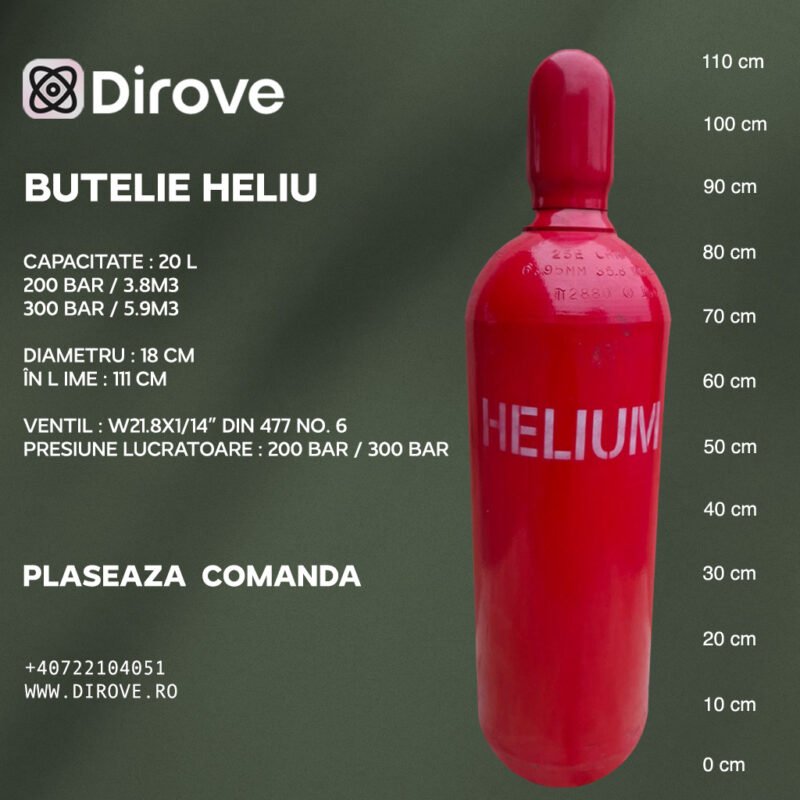 Butelie Heliu 20L Butelie Heliu